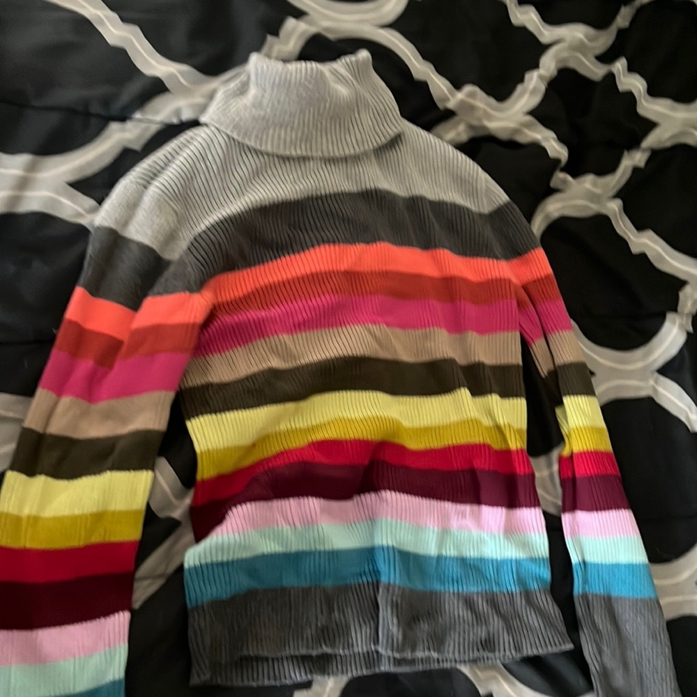 colorful turtleneck